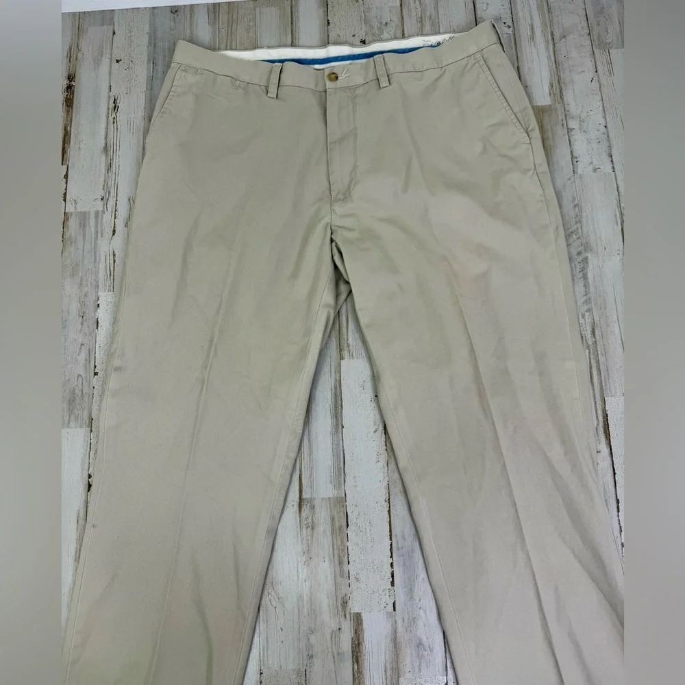 Polo Ralph Lauren Men’s Chino Stretch Straight Fit Pants Beige 40x32